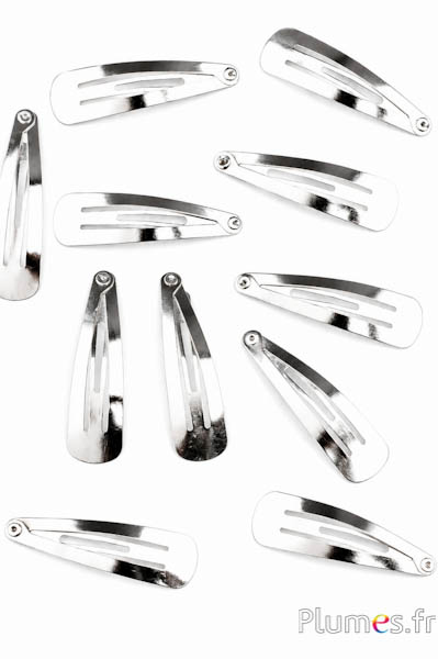 Fermagli - 45 mm x 10 mm - argento